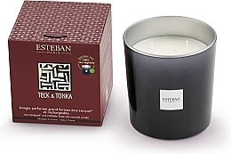 Esteban Teck & Tonka - Perfumed Candle — photo N2