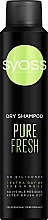 Fragrances, Perfumes, Cosmetics Dry Shampoo - Syoss Pure Fresh Dry Shampoo