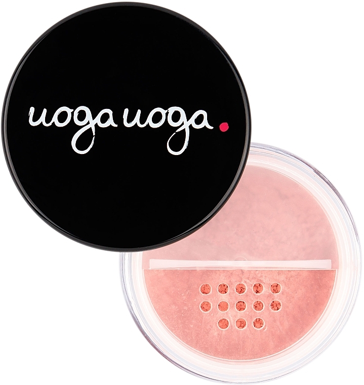 Natural Amber Blush - Uoga Uoga Natural Blush Powder With Amber — photo N2