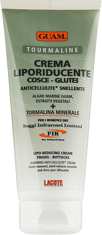 Lipolytic Body Cream with Tourmaline Microcrystals - Guam Fangocrema Tourmaline — photo N1