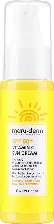 Vitamin C Sunscreen - Maruderm Cosmetics Vitamin C Sun Cream SPF 50 — photo N1