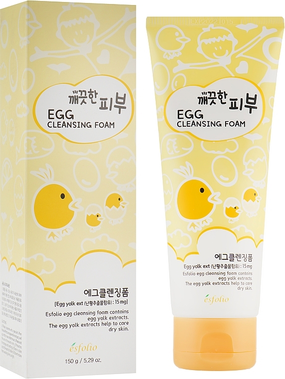 Egg Cleansing Foam - Esfolio Pure Skin Egg Cleansing Foam — photo N1