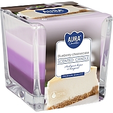 Berry Cheesecake Scented Candle in Glass - Bispol Scented Candle — photo N1