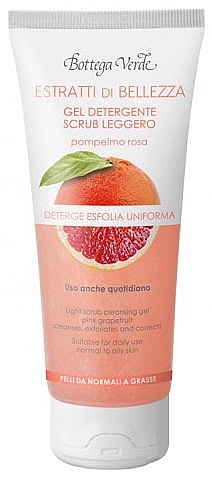 Face Cleansing Gel with Pink Grapefruit Extract - Bottega Verde Beauty Extracts Pink Grapefruit Face Cleansing Gel — photo N1