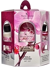 Fragrances, Perfumes, Cosmetics Skincare Set - Primo Bagno Wild Orchid Gift Set (sh/gel/100 ml + b/lot/100 ml + bath/salt/100 g + sponge)