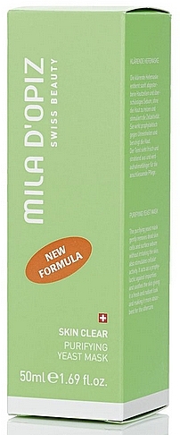 Face Cleansing Yeast Mask - Mila D' Opiz Skin Clear Purifying Yeast Mask — photo N2