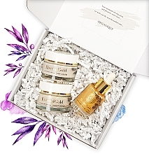 Fragrances, Perfumes, Cosmetics Gift Set "Golden Care" - Organique (f/ser/30ml + f/cream/50ml + f/cream/50ml)