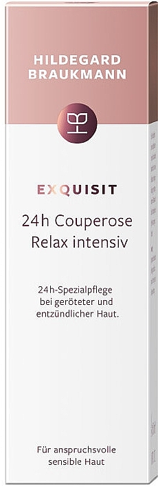 Intensive Relaxing Cream for Rosacea - Hildegard Braukmann Exquisit 24H Intensive Relaxing Couperose Cream — photo N2