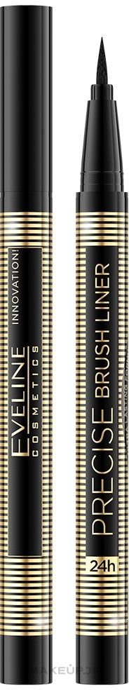 Eyeliner-Pen - Eveline Cosmetics Precise Eye Liner Brush — photo Black