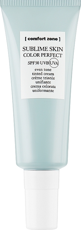 Protective Face Cream - Comfort Zone Sublime Skin Color Perfect SPF50 — photo N1