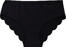 Cotton Bikini Panties 'Figi', black - Moraj — photo N2