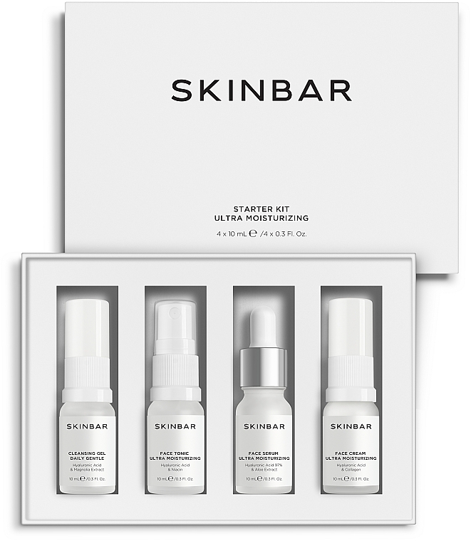 Daily Care Starter Set - SKINBAR Starter Kit (gel/10ml + tonic/10ml + serum/10ml + cream/10ml) — photo N1