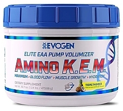 K.E.M. Tropical Thunder Amino Acid - Evogen Amino K.E.M. Elite EAA Pump Volumizer Tropical Thunder — photo N1