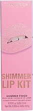 Makeup Revolution Shimmer Lip Kit Pink Lights - Lip Makeup Set — photo N1