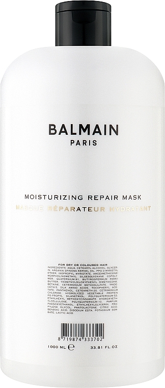 Moisturizing Repair Mask for Dry & Colored Hair - Balmain Paris Hair Couture Moisturizing Repair Mask — photo N1