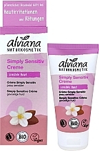 Fragrances, Perfumes, Cosmetics Face Cream for Sensitive Skin - Alviana Naturkosmetik Simply Sensitiv