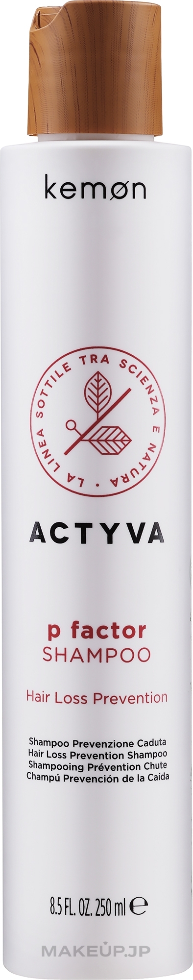 Anti Hair Loss Shampoo - Kemon Actyva P Factor Shampoo — photo 250 ml