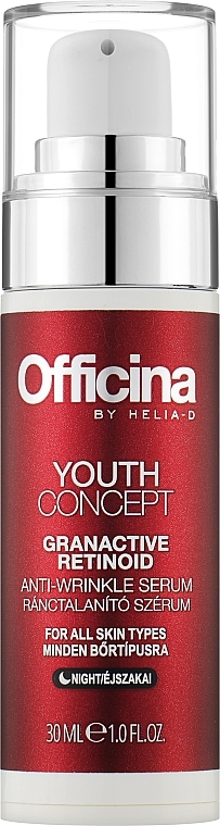 Anti-Wrinkle Night Face Serum - Helia-D Officina Youth Concept Granactive Retinoid Night — photo N1