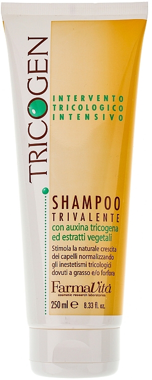 Auxina Tricogena & Herbs Trivalent Shampoo - Farmavita Shampoo Tricogen — photo N1