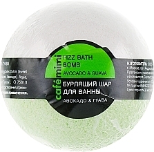 Fragrances, Perfumes, Cosmetics Bath Bomb "Avocado and Guava" - Cafe Mimi Bubble Ball Bath