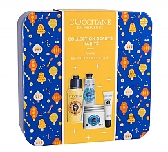 Fragrances, Perfumes, Cosmetics Set - L'Occitane Shea Butter (cr/50ml + h/cr/30ml + lip/balm/12ml + b/oil/35ml + box)