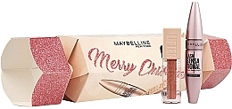 Fragrances, Perfumes, Cosmetics Set - Maybelline New York Merry Christmas! (mascara/9.5ml + lip/balm/5.4ml)