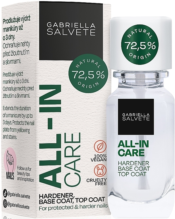 Nail Hardener - Gabriella Salvete Natural All-In Care — photo N1