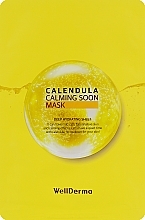 Fragrances, Perfumes, Cosmetics Calendula Face Sheet Mask - Wellderma Calendula Calming Soon Mask