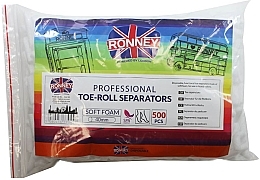 Fragrances, Perfumes, Cosmetics Toe-Roll Sparators, 500pcs - Ronney Professional Toe-Roll Sparators