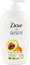 Avocado Oil & Calendula Extract Cream Soap - Dove Nourishing Secrets — photo N1