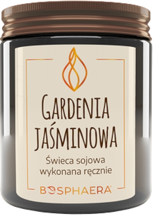 Jasmine Gardenia Scented Soy Candle - Bosphaera — photo N1