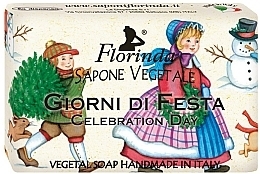 Fragrances, Perfumes, Cosmetics Vegetable Soap - Florinda Special Christmas Celebration Day Vegetable Soap Bar