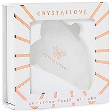 Facial Massager - Crystallove Clear Quartz Gua Sha — photo N2