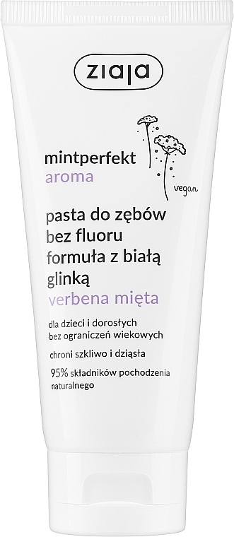 Cleaning & Hygiene Verbena & Mint Tooth White Clay - Ziaja Mintperfekt Aroma For Tooth Cleaning And Hygiene Verbena Mint — photo N1
