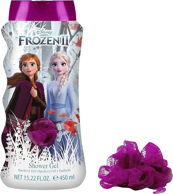 Set - Air-Val International Frozen Disney Frozen 2 (sh/gel/450ml + sponge) — photo N1