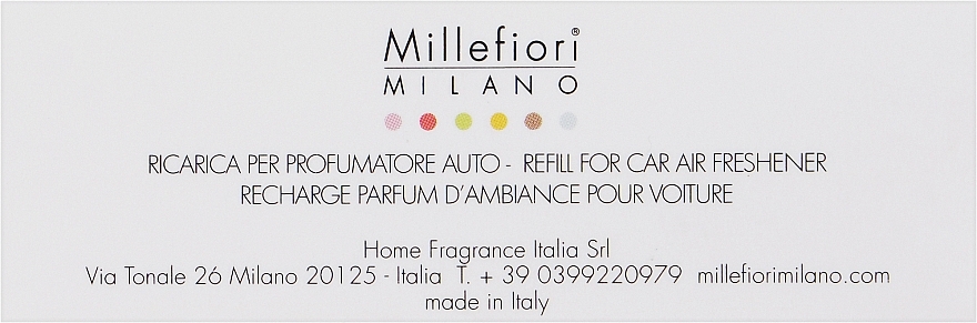 Car Perfume Refill - Millefiori Milano Icon Refill Vanilla & Wood — photo N1