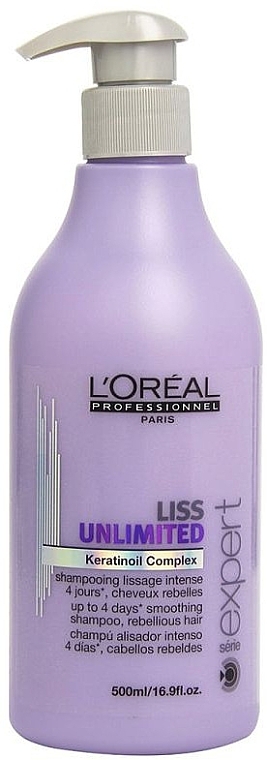 Smoothing Shampoo for Dry & Unruly Hair - L'Oreal Professionnel Liss Unlimited Shampoo — photo N2