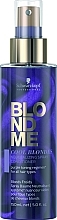 Fragrances, Perfumes, Cosmetics Neutralizing Spray Conditioner for Cool Blonde Hair - Schwarzkopf Professional Blondme Cool Blondes Neutralizing Spray Conditioner