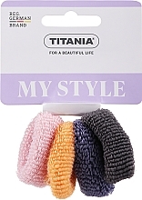 Fragrances, Perfumes, Cosmetics Multicolor Hair Ties Set, 4 pcs - Titania