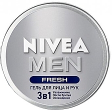 Fragrances, Perfumes, Cosmetics 3in1 Face & Hand Fresh Gel with Vitamin E - Nivea Men Fresh