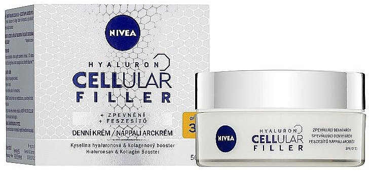 Day Cream for Face - NIVEA Hyaluron Cellular Filler SPF30 — photo N1