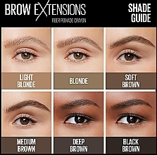 Brow Pomade - Maybelline New York Brow Extensions Fiber Pomade Crayon Eyebrow — photo N5