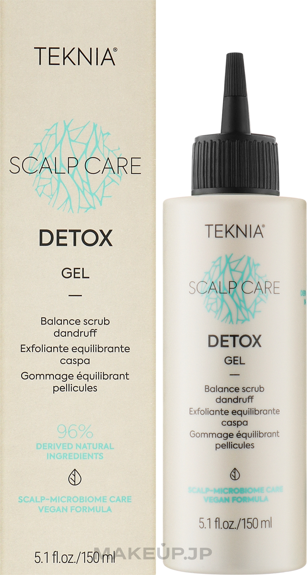 Exfoliating Anti Dry & Oily Dandruff Gel - Lakme Teknia Scalp Care Detox Gel — photo 150 ml