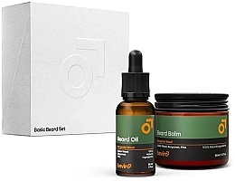 Set - Beviro Basic Bergamia Wood Beard Set (brd/balm/50ml + brd/oil/30ml) — photo N1