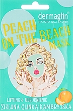 Fragrances, Perfumes, Cosmetics Peach on the Beach Face Mask - Dermaglin Peach On The Beach Mask