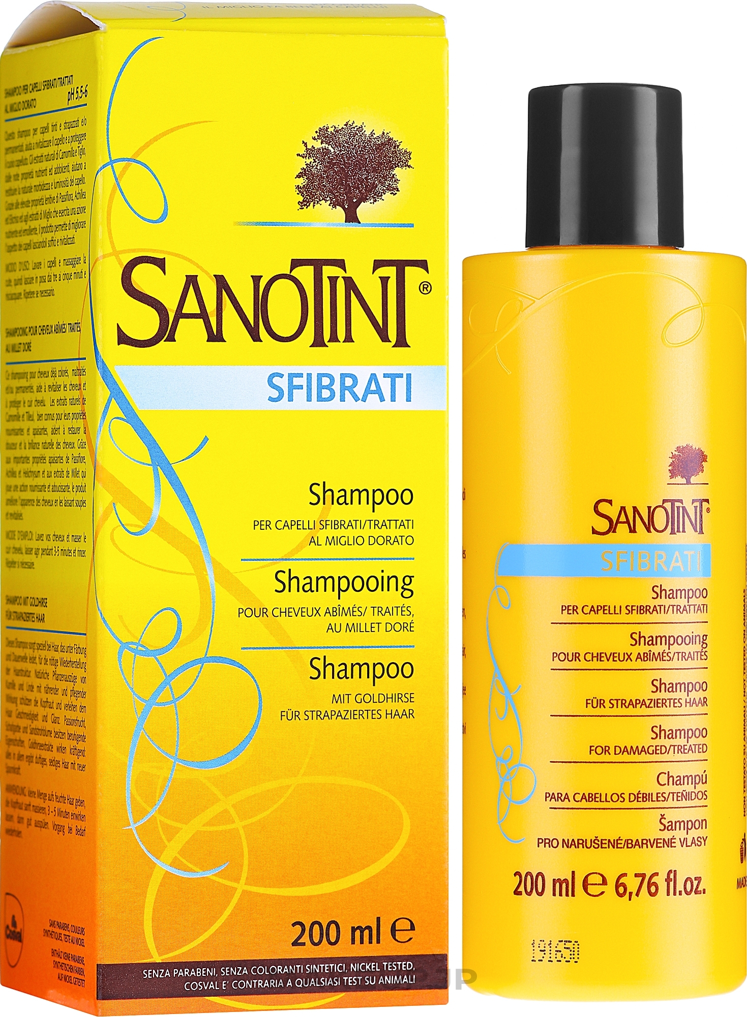 Damaged Hair Shampoo - SanoTint — photo 200 ml