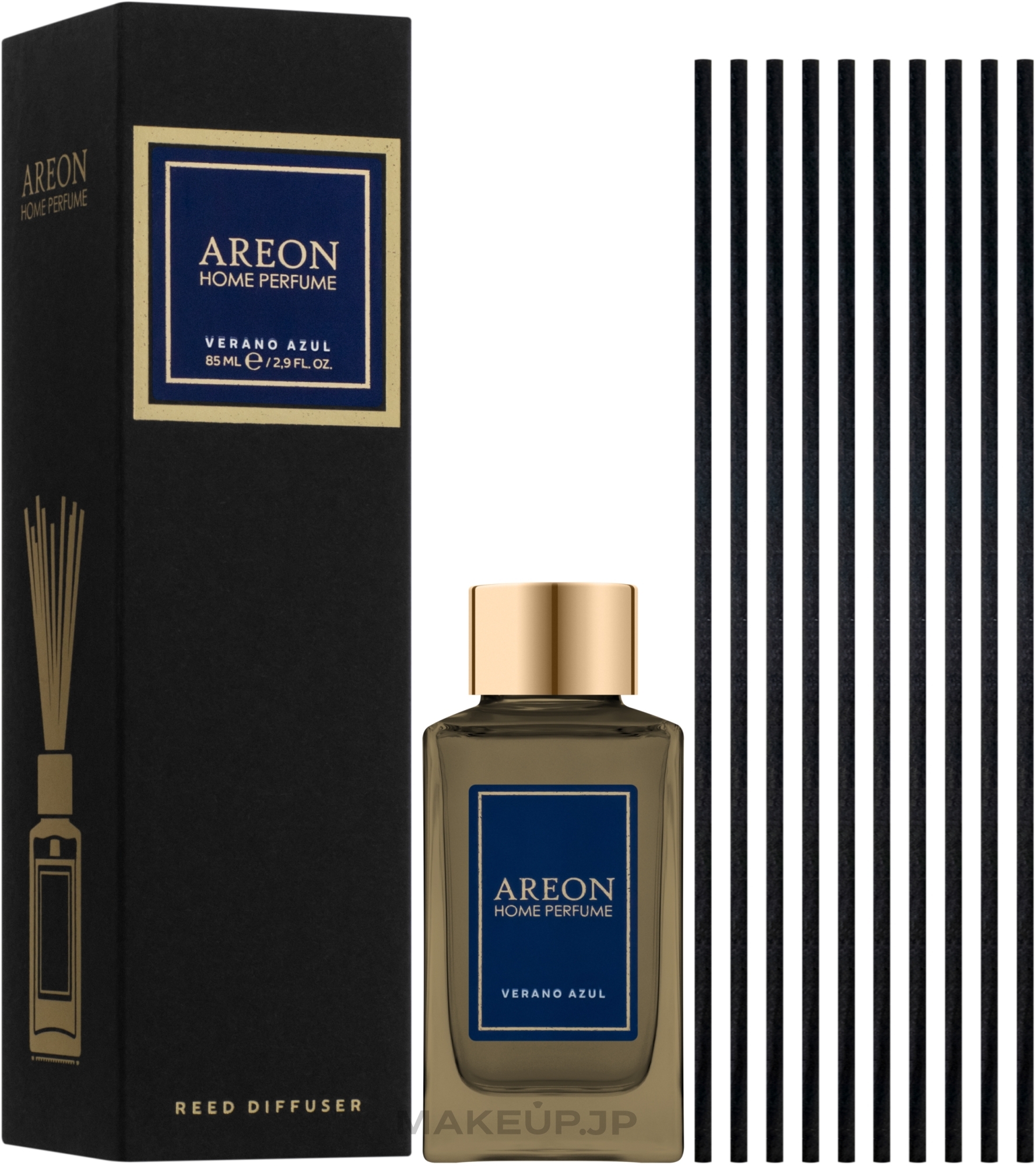 Black Verano Azul Fragrance Diffuser, PSL01 - Areon — photo 85 ml
