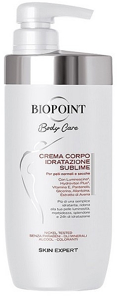 Moisturising Body Cream - Biopoint Body Care Crema Corpo Idratacione Sublime — photo N2