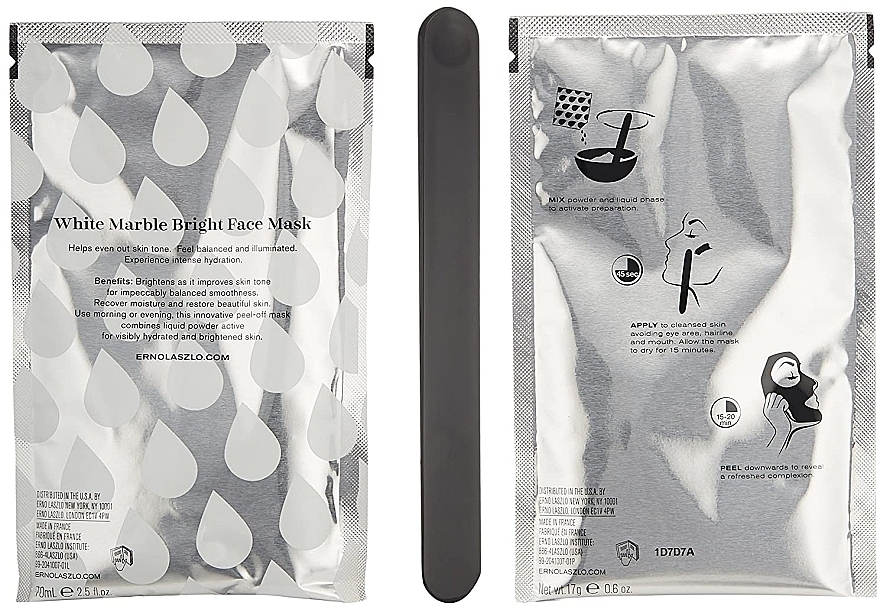 Face Mask - Erno Laszlo White Marble Face Mask (f/mask/4x70ml + f/mask/4x17g) — photo N3