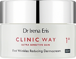 Anti-Wrinkle Night Face Cream - Dr. Irena Eris Clinic Way 1° First Wrinkles Reducing Dermocream Night — photo N1